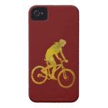 Golden Woman Biker Case-mate Iphone 4 Case