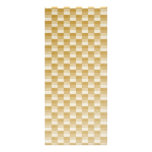 Golden Yellow Carbon Fibre Patterned Rack Card