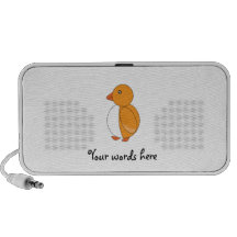 Golden yellow cute penguin speaker