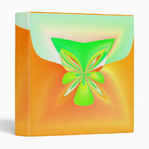 Golden Yellow Fractal Binder