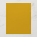 Golden Yellow Orange Flyer