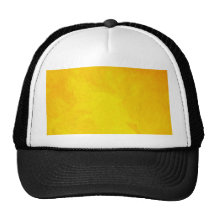 Golden Yellow - The World With Minimal Design Trucker Hats