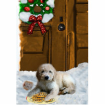 Goldendoodle Christmas Ornament Photo Sculpture