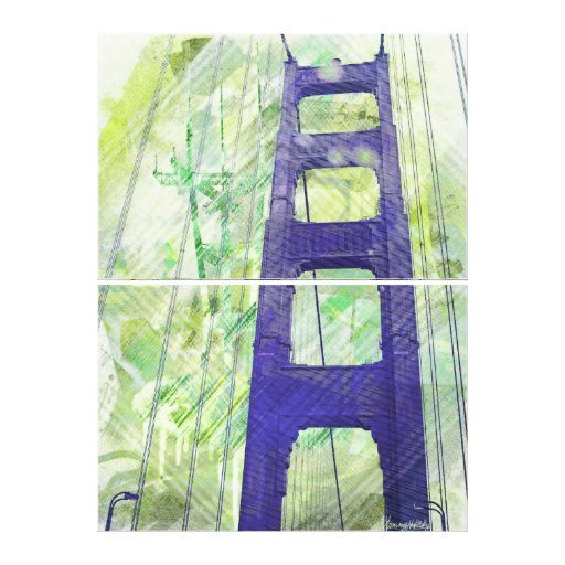 GoldenGateBridge Dreams in SanFrancisco Stretched Canvas Print