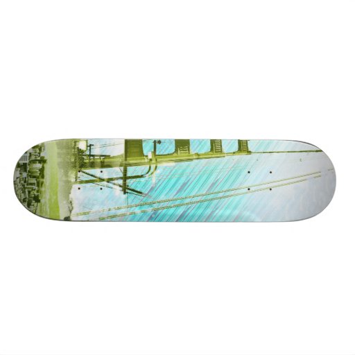 GoldengateBridge SanFrancisco Iconic Panel of Life Skate Board Deck
