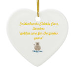 Goldenhearts Christmas ornament.