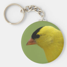 Goldfinch Keychain