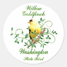 Goldfinch Washington State Bird Stickers