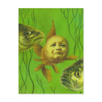 Goldfish Baby Mutant Design Post Card
