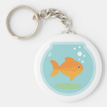Goldfish Bowl Keychains