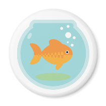 Goldfish Bowl Magnets
