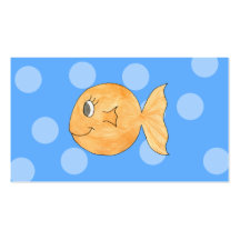 Goldfish. Business Card Template