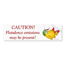Goldfish Christmas flatus event! Bumper Sticker