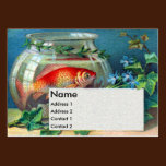 Goldfish & Ivy Victorian Trade Card business cards