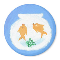 "Goldfish" Refrigerator Magnet