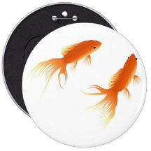 GOLDFISH PINBACK BUTTONS
