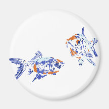 Goldfish Refrigerator Magnet