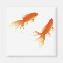 GOLDFISH REFRIGERATOR MAGNET