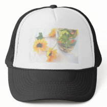 Goldfish Wedding Centerpiece Flowers, Faded ver. Trucker Hat