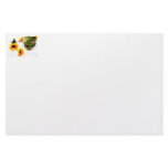 Goldfish wedding centerpiece sunflower photograph stationery design