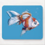 Goldfish with Bubbles Mousepad
