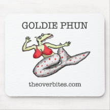 Goldie Phun Overbite Mouse Pads