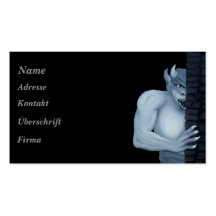 Golem - Gargoyle Visitenkarte