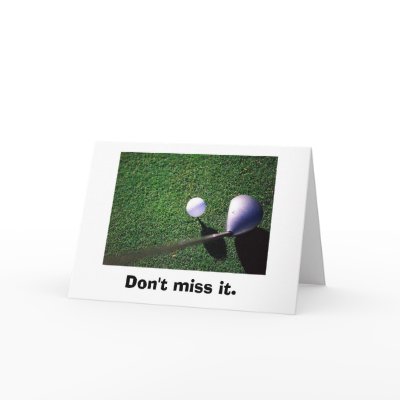 golf-05, Don't miss it. Cards by brianmiller36