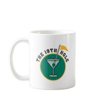 golf 19th hole drink time humour coffee mug