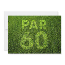 Golf 60th Birthday Party Personalized Invitation