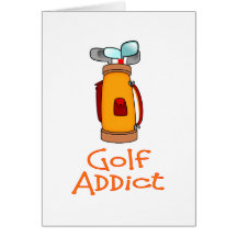 Golf Addict Card