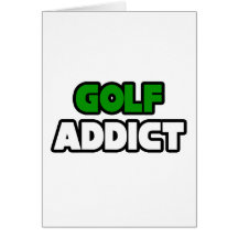 Golf Addict Card