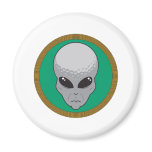 golf alien head fridge magnets