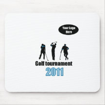Golf artwork Blue.ai Mouse Pad