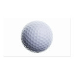 Golf Ball Background Customized Template Business Cards