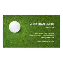Golf Ball business card