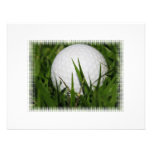Golf Ball Design Invitation