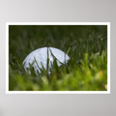 golf ball hiding print by blacqbook
