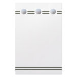 "Golf Ball in Triplicate" Personalized Stationery