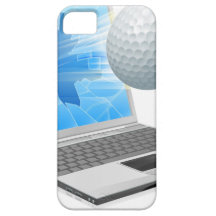 Golf ball laptop screen concept
