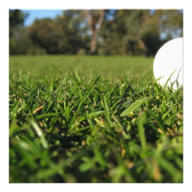Golf Ball on Course Invitations