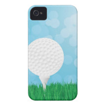 golf ball on grass iPhone 4 covers