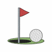 Golf Ball On Green Polo