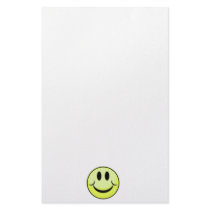 golf ball smile face custom stationery