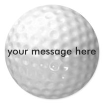 golf ball stickers - add your message