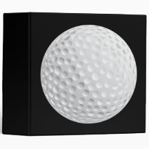 golf ball vector graphic 3 ring binders