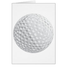 golf ball vector graphic greeting cards