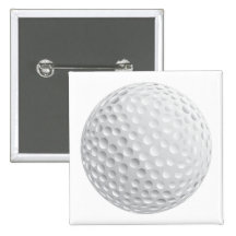 golf ball vector graphic pinback buttons