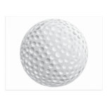 golf ball vector graphic post cards