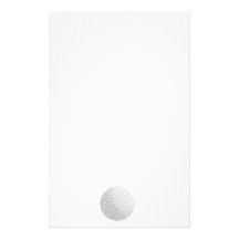 golf ball vector graphic stationery paper